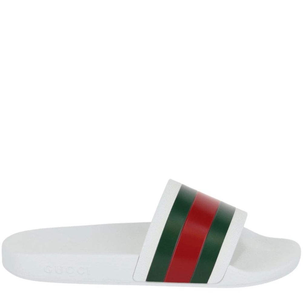 Gucci men slide Black Shoe Box size 7